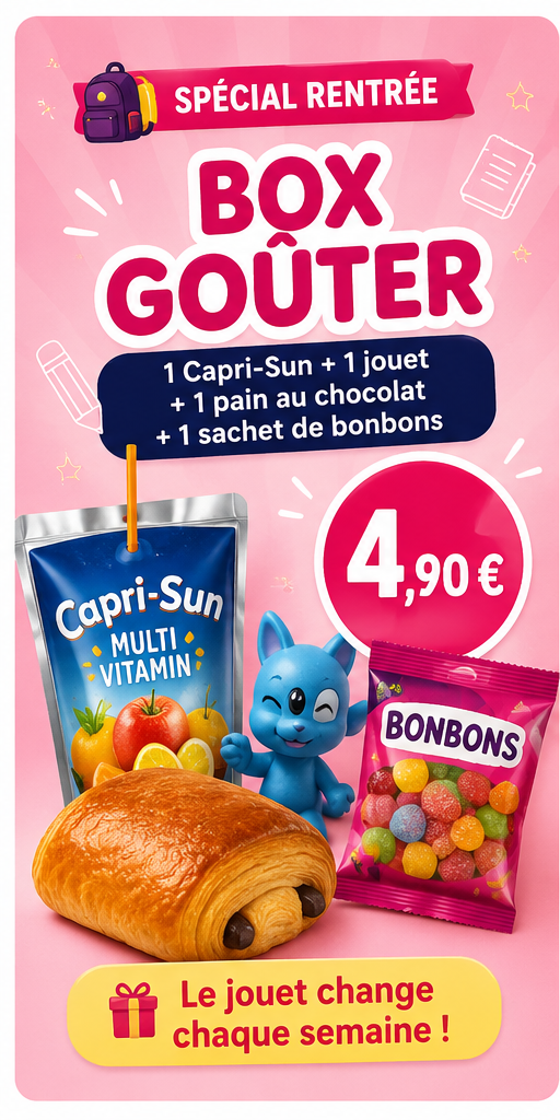 Box Goûter spéciale rentrée